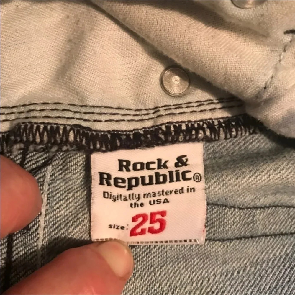 𝅺ROCK‎ & Republic shorts. Size 25 - Picture 5 of 5